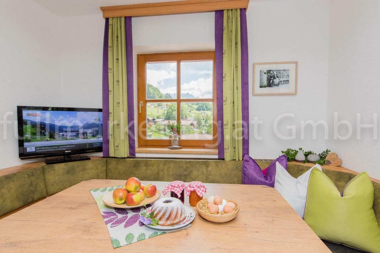 Familienbauernhof - Leogang Apartments Weissbacher 外观 照片